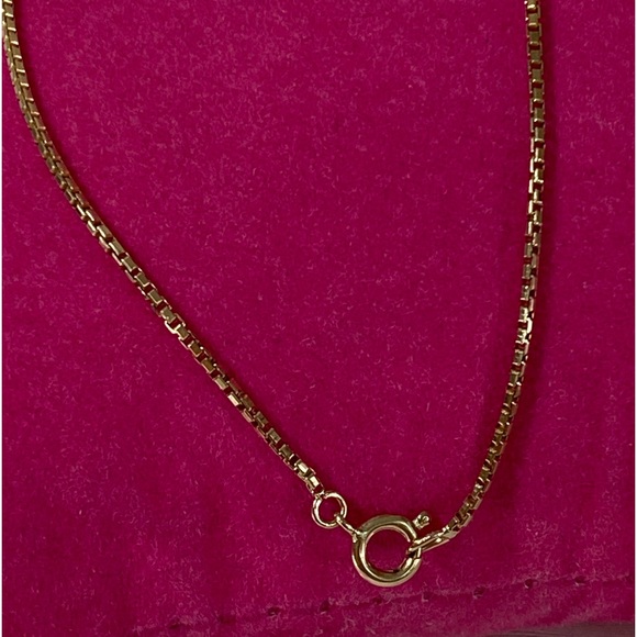 14K YELLOW GOLD shiny box chain bracelet REAL GOLD VINTAGE - Picture 6 of 13